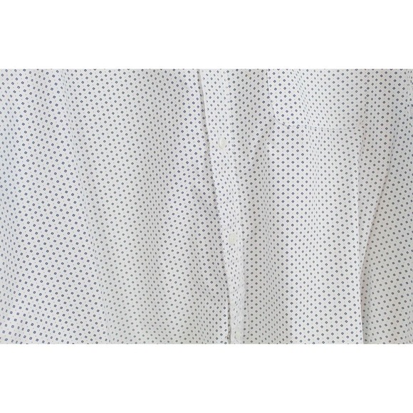 COLOURS Alexander Julian Men's Short Sleeve Button Shirt 100% Cotton White 2X - Picture 4 of 6